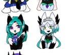 簡易式キャライラスト描きます キャラシートメーカー用にどうですか？ イメージ4
