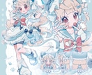 ポップで目を引くイラストを描きます グッズ等にも使えるふわふわポップな全身イラストを描きます！ イメージ2