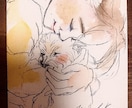 似顔絵｜原画｜丁寧にお描きします 【期間限定】犬猫人物ペット可 プレゼントにも イメージ4