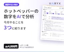 ホットペッパー集客をAI分析し改善点を3つ伝えます 美容サロン向け｜ライバル店と比べて今月やることを3つに イメージ1