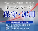 WEBサイトの維持管理と運営を丁寧に行います 制作後も安心対応！プロの手にお任せ！ イメージ1