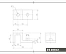 手書き機械図面のCADデータ化します AutoCAD使用します。DWG.DXFに対応致します。 イメージ1