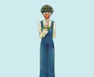 オリキャラ、アイコン、1枚絵描きます 少し風変わりなタッチのイラストをお求めなら是非うちへ！ イメージ1
