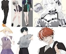 イラスト全般承ります 立ち絵・夢絵・一枚絵・アイコン、幅広く承ります！ イメージ1