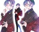 新生活応援サービス付-オリジナル立ち絵つくります 現代でもどんな服装でも老若男女お任せ下さい！ イメージ6