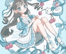 ふんわりかわいい女の子描きます グッズ作成などへ　リボンとフリルがポイント！ イメージ5