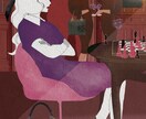 お洒落・大人っぽい　イラスト描きますます 感度のあるイラストをお求めの方へ。挿絵などにもおすすめです。 イメージ3