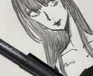 記憶に残るあなただけの絵を描きます 女性限定です(アイコン可)アナログで仕上げます。 イメージ2