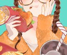食べたくなる食べ物のイラストを制作します メニューやWeb上など宣伝で使えるイラスト イメージ3