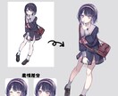 透明感のある立ち絵・一枚絵作成します 歌ってみた動画やグッズ制作にもおすすめです イメージ3