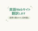 英語Webサイトを自然な日本語に翻訳します 日本人向けに読みやすく丁寧に翻訳します イメージ1