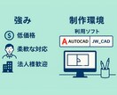 建築CAD図面を格安で作成します AutoCAD・Jw_cadどちらも対応可能 イメージ3