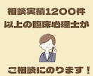 心の専門家が、あなたの気持ちにとことん寄り添います 誰にも相談できない、でもどうしたらいいかわからない人へ イメージ3
