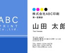 そっくり名刺作成 今お使いの名刺そっくりに作ります お安く出来る限り御要望にお応えします イメージ3