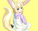 かわいいケモミミキャラクター制作します キャラデザ、アイコン、スタンプなど受け付けます イメージ4