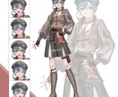 VTuber、TRGG等のイラスト制作いたします VTuber、TRPG、ゲーム等立ち絵 イメージ4