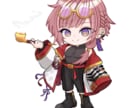 しっかり衣装も魅せる描き下ろしちびキャラを描きます 適度にデフォルメしつつ、衣装や小物など細部までこだわります。 イメージ8