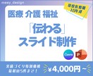 現役医療職｜医療介護福祉の伝わるスライド制作します あなたの想いを、わたしが形に。共感から生まれる医療デザイン イメージ1