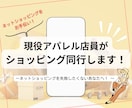 買うか迷う…。お洋服のネットショッピング同行します 失敗しないネットショッピングを現役アパレル店員がサポート！ イメージ1