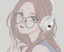 おしゃれな眼鏡のSNSのアイコンなどを描きます オシャレな眼鏡の男女アイコン！【ブログや、SNSのアイコン】 イメージ1