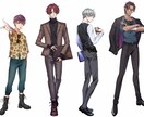 4月迄の特別価格★立ち絵を制作します あなただけのイケメンをお届け！ イメージ7