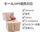 モール/API連携の開発や改修をします モールと基幹システムを連携したい、APIエラーを改善したい方 イメージ1