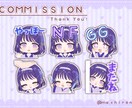 かわいいデフォルメキャラのスタンプお作りします 【1点〜可】使いたくなるオリジナルスタンプお作りします！ イメージ8