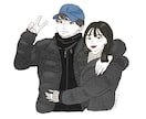 商用利用OK！シンプルな似顔絵イラスト描きます お写真を似顔絵イラストにします‼︎SNSアイコンなどに♡ イメージ5