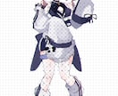可愛くファンタジックな女の子のイラストを描きます フリルやリボン中心の可愛い女の子をお求めの方におすすめです イメージ3