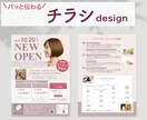 伝わるチラシ製作いたします 【修正無制限】ご納得のいくまでデザインいたします イメージ1
