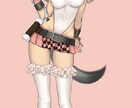 主に女性キャラクターのイラストを得意としています どんな用途でもOK！出来る限り色んなテイストに対応します イメージ1