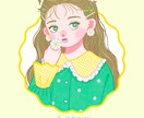 やわらかくちょっぴり個性光る人物イラスト制作します アイコンやサムネイルなど人物をメインにお描きします！ イメージ3