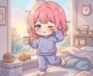 商用OK◎安く早くゆるかわミニキャラ描きます アイコン／配信サムネ／記念日イラストなどにおすすめです✨ イメージ2