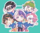 商用可！あなた好みのSNSイラスト描きます 商用利用可！キャラの立ち絵や表情差分もお任せください！ イメージ3