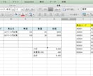 Excelで関数を作成修正します、データを纏めます Excelで効率的に、見やすく整理します。 イメージ3