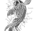 デザイン画を描きます ラフ画から制作中の間、無料修正無制限です。 イメージ2