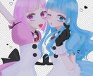 夢絵も可！可愛く目を惹くSNSアイコン描きます 最短1日！美少女やあなたの推しと一緒のあなただけのアイコン イメージ8