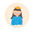 あなただけの可愛いアイコン描きます まあるいフチ付き！SNSやLINEなどに❤️ イメージ3