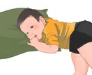 写真をイラストにします 赤ちゃんからお年寄りまで！アイコン使用やグッズ化もOKです！ イメージ1