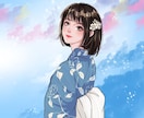 SNS映え✨ゆるかわおしゃれアイコン描きますます ポップで可愛いおしゃれ人物アイコン描きます イメージ4