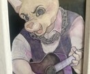 かわかっこいい似顔絵イラスト制作します お好きな動物(猫が得意)に変身させたイラストを制作します！ イメージ2