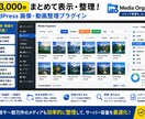 WordPress画像整理プラグインを提供します 最大3,000件を一括表示！画像・動画をまとめて整理できます イメージ2