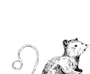 手描き動物イラスト【ペン画】書きます お好きな動物をリアルタッチのお洒落なテイストに仕上げます。 イメージ1