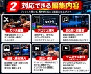 YouTube動画を丁寧に編集します カット・テロップ・BGMまで長尺動画をまとめて対応 イメージ2