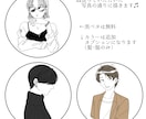シンプルな似顔絵アイコン描きます イラストレーターが描くシンプルな線画イラスト イメージ5