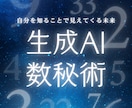 生成AIと数秘術であなたを分析します 「あなたの取扱説明書」〜ロジカルな長所分析と戦略図〜 イメージ2