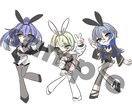 SDキャラをかわいく、かっこよく描きます アイコン利用やサムネなどにご利用できます！！ イメージ1