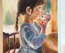 あなたのお子さまや大切なお方を油彩で描きます 柔らかく温かみのあるタッチでその人らしさを丁寧に描き出します イメージ1
