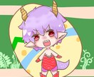 SNS用アイコンや、ヘッダーかきます 可愛らしいデフォルメイラスト！ イメージ1