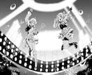 かっこいいモノクロ漫画風イラスト承ります 躍動感あふれる唯一無二のイラスト制作いたします！ イメージ3